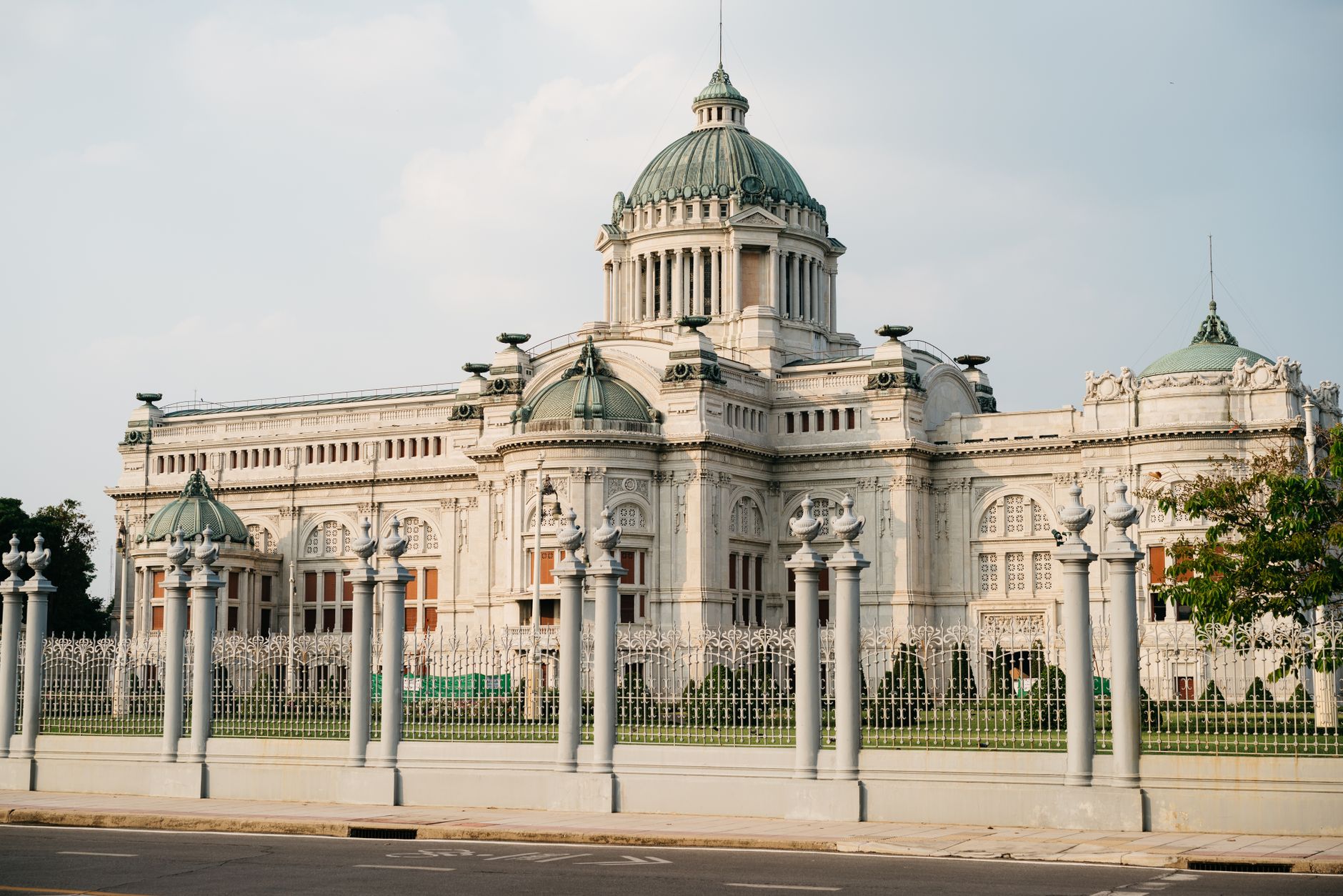 A neoclassical architectural masterpiece, Ananta Samakhom Throne Hall, located in Bangkok, Thailand.